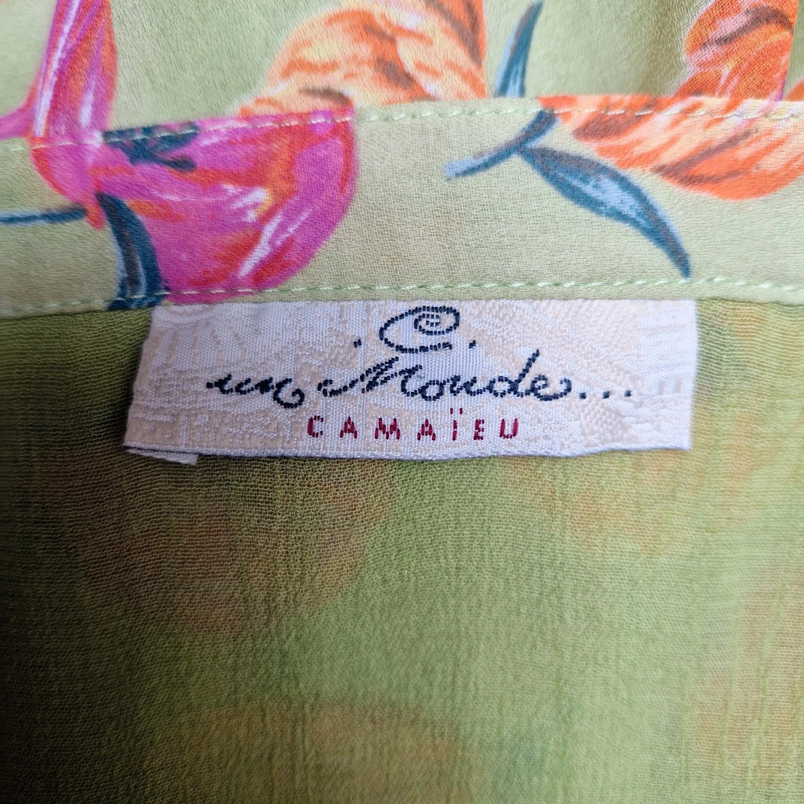 Saia com flores Camaïeu Tamanho 38 – photo 4